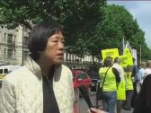 Tiananmen demo in London