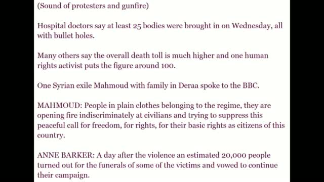 Reports of bloodbath in syria
