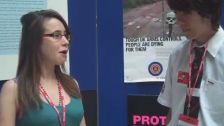 Diana + Una at the Arms Trade Treaty Conference