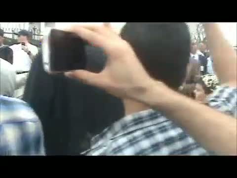 A Speech Infront of White House